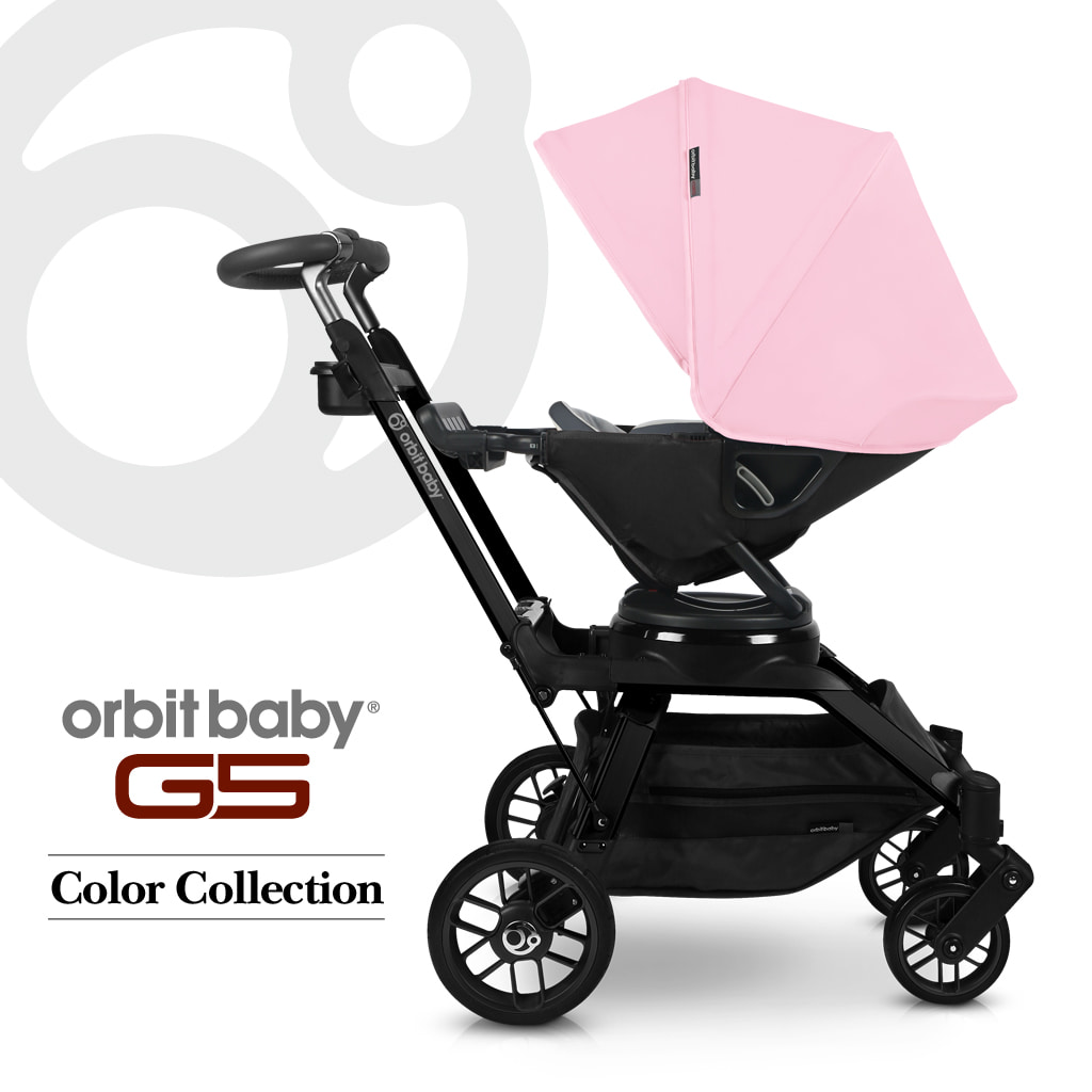 [5%추가할인][오르빗] G5 디럭스 아기 신생아 명품 유모차 - 블랙 (블랙프레임 / 선쉐이드 색상선택)