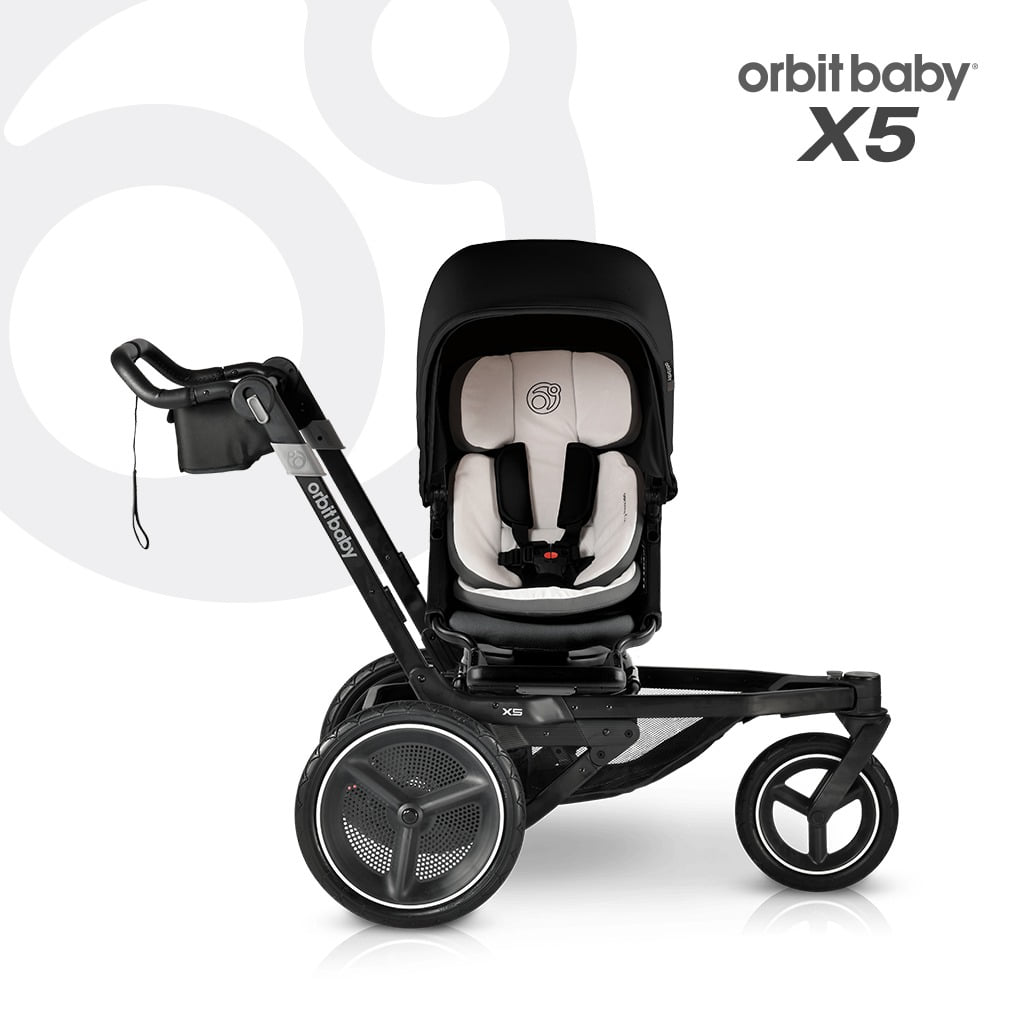 [오르빗][휴대용유모차증정] X5 디럭스 아기 신생아 조깅 유모차 - 블랙 (블랙 시트 / 선쉐이드 색상선택)